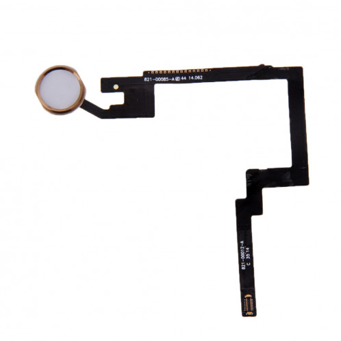 Assemblage du bouton d'origine pour câble flexible pour iPad mini 3, non compatible avec l'identification des empreintes digitales (or) SH201J6-33