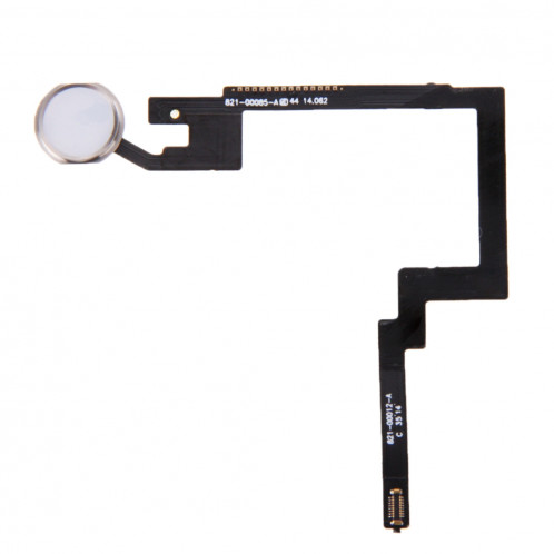 Assemblage du bouton d'origine, câble flexible, pour iPad mini 3, non compatible avec l'identification des empreintes digitales (argent) SH201S1833-33