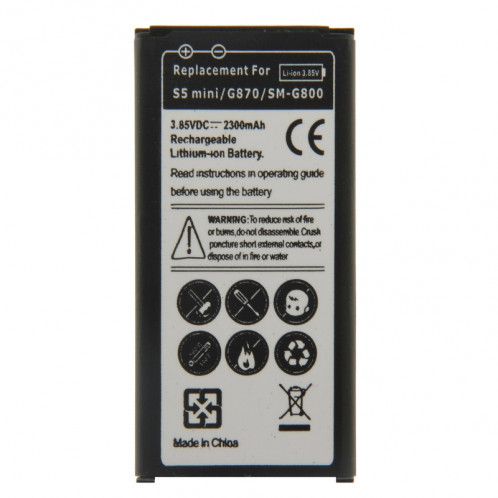 Batterie Li-ion rechargeable pour Galaxy S5 mini SH01561686-34