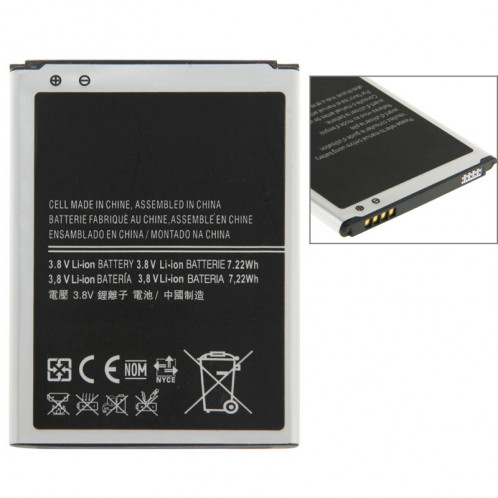 Batterie Li-ion rechargeable de 1900mAh pour Galaxy S4 mini / i9195 SH01831-34