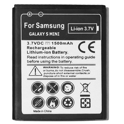 Batterie de téléphone portable pour Galaxy Mini / S5570 / S5750 / S7230 SH429L956-33
