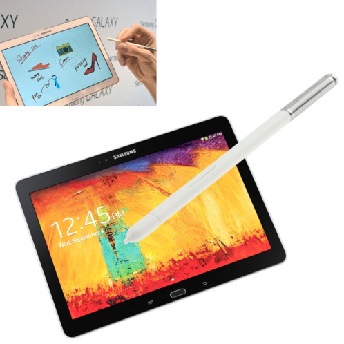 Pour Galaxy Note 10.1 (édition 2014) P600 / P601 / P605, Note 12.2 / P900 Stylet à haute sensibilité (blanc) SH015W1148-33