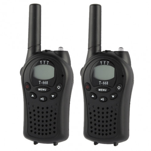 2 PCS T-668 400-470MHz 1.0 pouces LCD 8/20 / 22CHS ensemble talkie-walkie S208031252-37