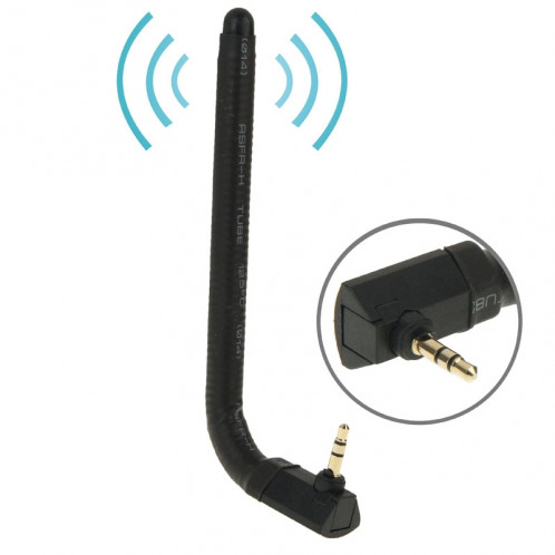 Haute Qualité 6dBi 3.5mm Flexion Mobile FM & Antenne TV (Noir) SH01121419-35