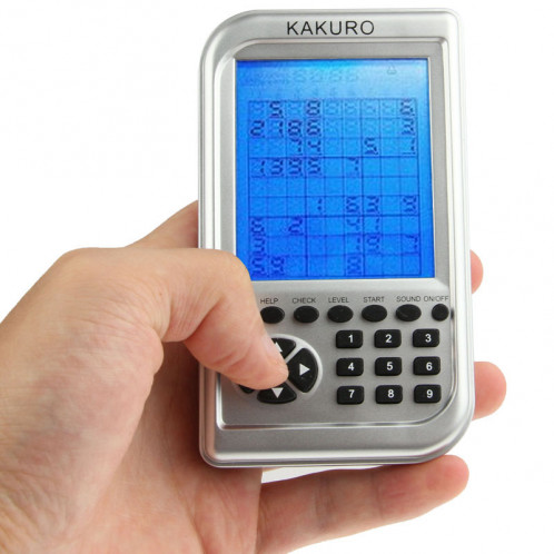 Machine carrée grand écran de jeu électronique Kakuro 5 x 5 SH01251610-36