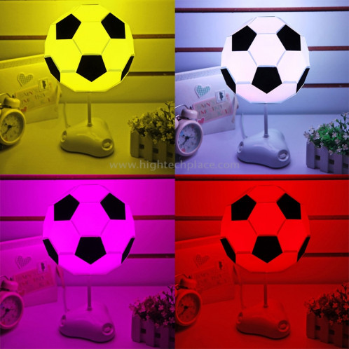 Bricolage USB Lampadaire de football Lampe de nuit à la main / Lampe de bureau Lampe de chevet colorée (Blanc) SB07208-314