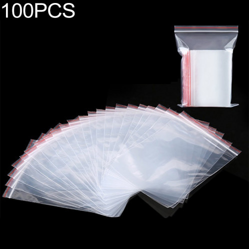 100pcs joint auto-adhésif sacs en plastique de haute qualité (12x18cm) (transparent) SH00091499-36