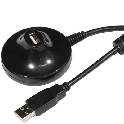 Câble d'extension USB 2.0 AM vers AF avec base, Longueur: 1.5m (Noir) SC113A9-32