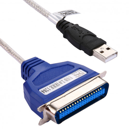 Câble adaptateur d'imprimante haute qualité USB 2.0 à parallèle 1284 36 broches, longueur de câble: environ 1 m (vert) SC130A1207-34
