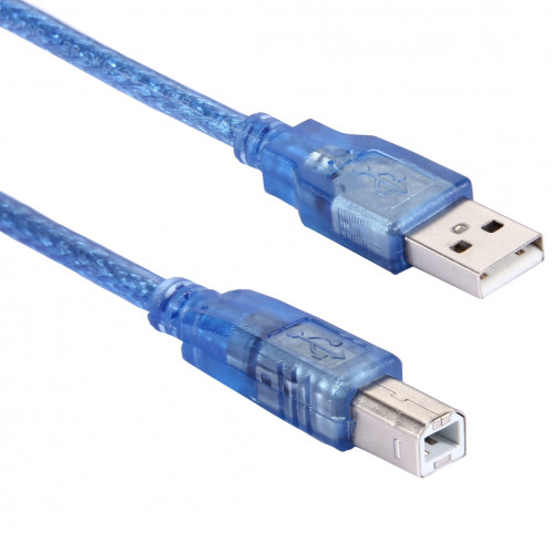 Câble USB 2.0 AM vers BM classique, avec 2 conducteurs, longueur: 1,8 m (bleu) SC01331920-33