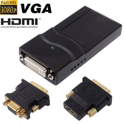 Adaptateur d'affichage USB 2.0 vers DVI / VGA / HDMI, support Full HD 1080P, extensible jusqu'à 6 unités d'affichage SU0195475-32