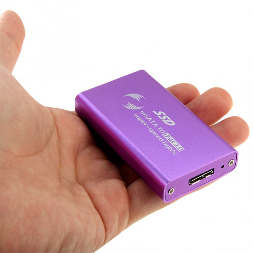Disque dur SSD 6 Go / s mSATA à disque dur USB 3.0 (violet) S6244P1568-310