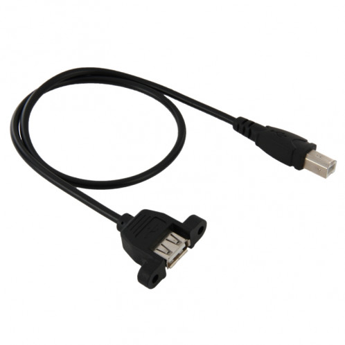 Câble adaptateur USB 2.0 Type-B mâle vers USB 2.0 pour imprimante / scanner pour HP, Dell, Epson, Longueur: 50cm (Noir) SC293B107-33