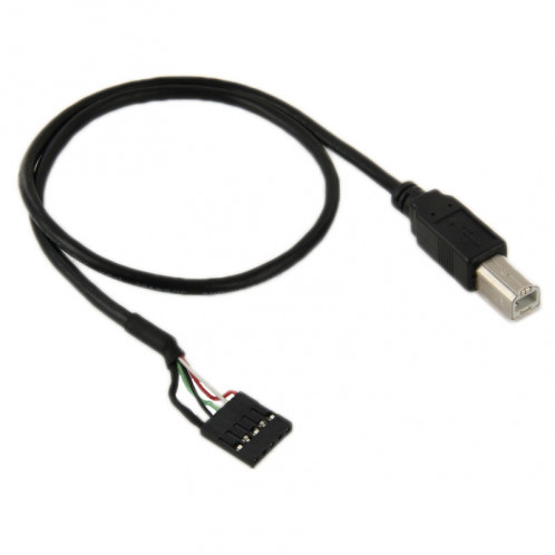 5 broches carte mère mâle vers USB 2.0 B câble adaptateur mâle, longueur: 50cm S50300265-33