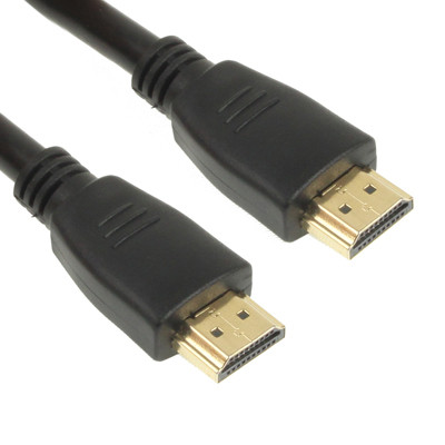 1m HDMI 19 broches mâle vers HDMI 19pin câble mâle, version 1.3, soutien HD TV / Xbox 360 / PS3 etc (noir + plaqué or) SH311G66-31