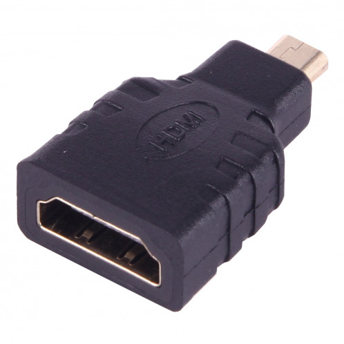 Adaptateur Micro HDMI Homme vers HDMI Femelle (Plaqué Or) (Noir) SH03321236-33