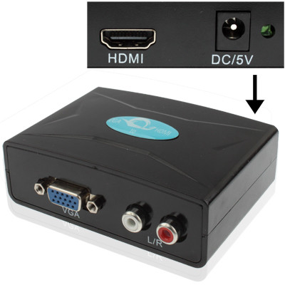 Convertisseur VGA vers HDMI avec audio (FY1316) (Noir) SV0403311-37