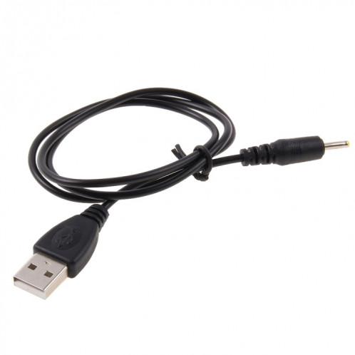 Câble de charge USB vers 2,5 mm CC, longueur: 65 cm (noir) SH52611681-37