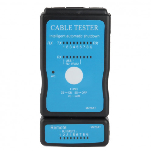 Câble USB, RJ45 et RJ11 Testeur de câble réseau multifonction (M726) SU0721847-38