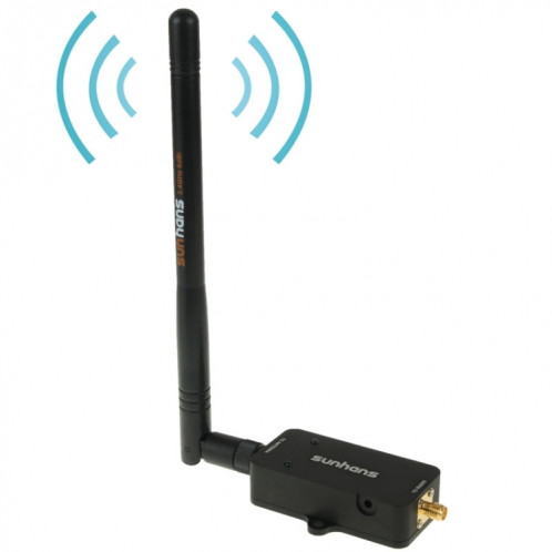 Sunhans SH24BTA-N 35dBm 2.4GHz 3W 11N / G / B amplificateur de signal WiFi amplificateur WiFi répéteur sans fil (noir) SH07751026-311