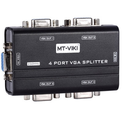 Mini 4 ports VGA Splitter SM08981712-310