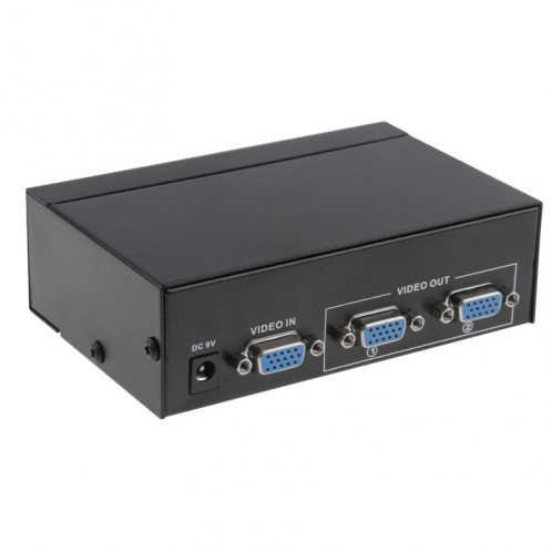 Haute résolution FJ-2502A 2 x 1920 VGA Splitter vidéo 1920 x 1440 bande passante vidéo 250MHz SF0945970-39