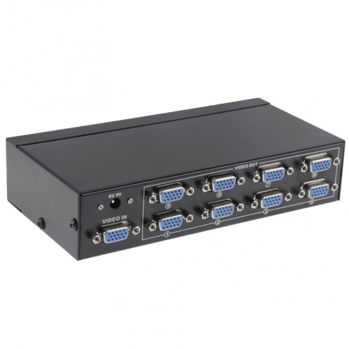 FJ-2508A Répartiteur vidéo VGA 8 ports haute résolution, bande passante vidéo 250MHz 1920 x 1440 SH0947226-310