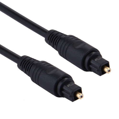 Câble audio numérique de fibre optique de prise mâle à mâle de prise de 4.0mm OD pour DVD HDTV, longueur: 2m (noir) SH0971758-35
