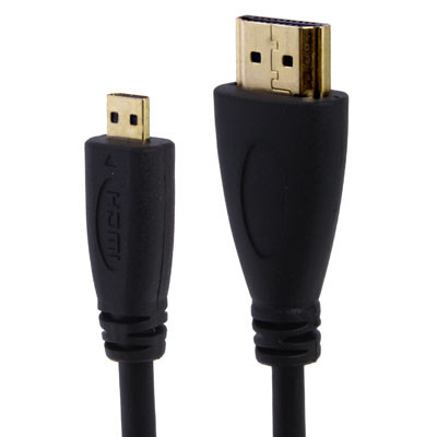 Câble micro HDMI vers HDMI 19 broches de 1,5 m, version 1.4 (noir) SH10321591-33
