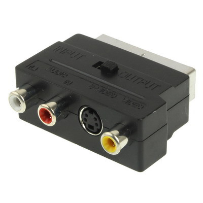 RGB Scart mâle à S vidéo et 3 adaptateur audio RCA SR1201515-33
