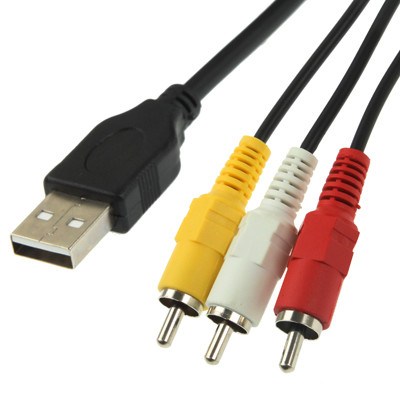 Câble USB vers 3 x RCA, Longueur: 1.5m SU1222304-33