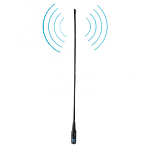 NAGOYA NA-771 144 / 430MHz Double bande flexible printemps fouet SMA-F antenne de poche portable pour talkie-walkie, antenne Longueur: 38cm SN12481840-36