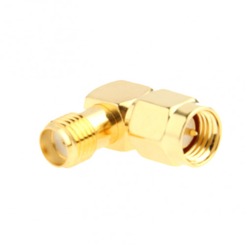 Femelle plaquée or SMA femelle à SMA adaptateur avec angle de 90 degrés SG1515260-35