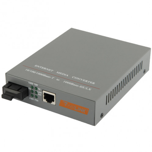 Émetteur-récepteur optique adaptatif Gigabit monomode 10/100 / 1000M (HTB-GS-03) SH2005571-37