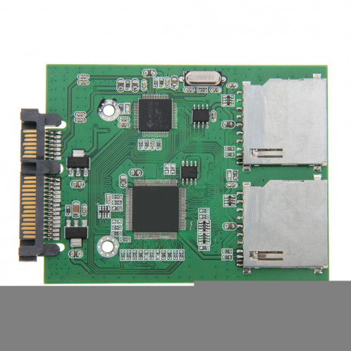 Carte SD double carte de convertisseur d'adaptateur SATA 22 broches SC23841637-35
