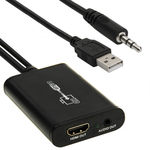 Convertisseur vidéo USB HD vers HDMI HDTV, prise en charge Full HD 1080P SH2436449-36