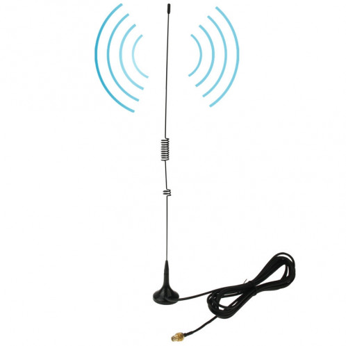 NAGOYA UT-106UV SMA Femelle Double Bande Magnétique Antenne Mobile pour Talkie Walkie, Antenne Longueur: 37cm SN52051954-36