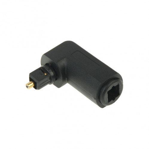 Carré plaqué or de haute qualité au carré 90 degrés angle droit adaptateur audio numérique TOSLINK optique SH5211908-35