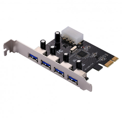 Carte contrôleur PCI-E Express USB 3.0 4 ports 5Gbps SC10251923-37
