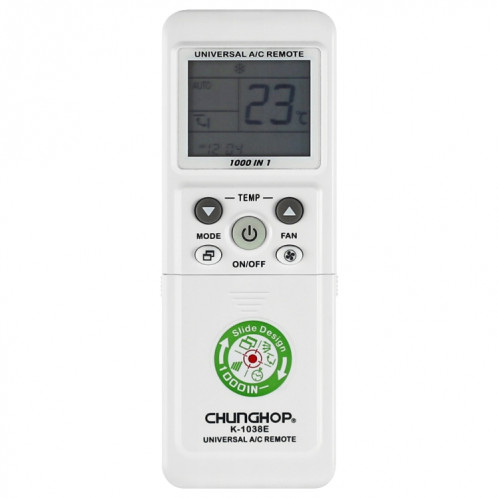 Télécommande universelle A / C Chunghop (K-1038E) SC0209109-36