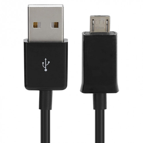 Câble de chargeur de synchronisation de données micro USB, longueur du câble : 1 m (noir) SH0222141-36
