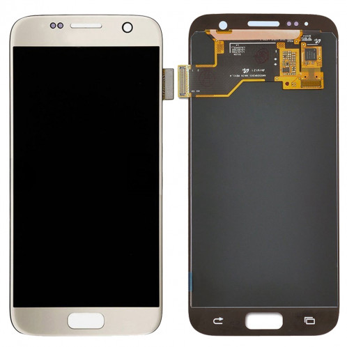 iPartsAcheter pour Samsung Galaxy S7 / G9300 / G930F / G930A / G930V Écran LCD Original + Écran Tactile Digitizer Assemblée (Or) SI493J1933-35