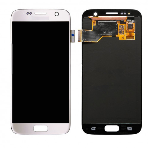 iPartsAcheter pour Samsung Galaxy S7 / G9300 / G930F / G930A / G930V Écran LCD Original + Écran Tactile Digitizer Assemblée (Blanc) SI493W1781-35