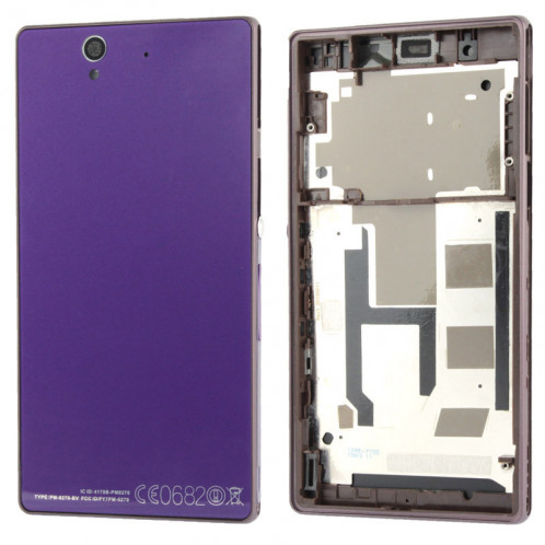 Middle Board + Cache Batterie pour Sony L36H (Violet) SM009P212-36