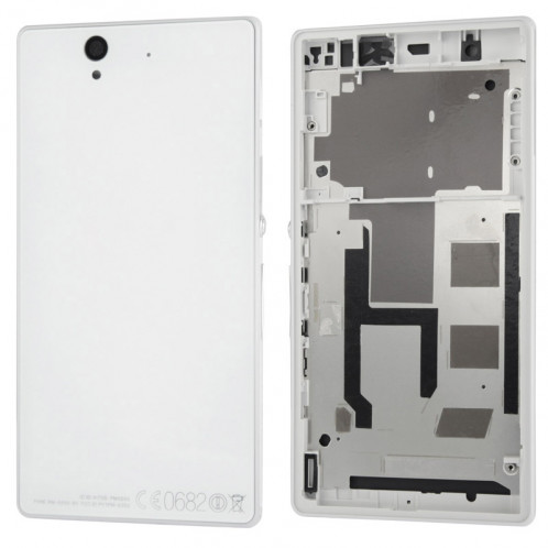 Middle Board + Cache Batterie pour Sony L36H (Blanc) SM009W1601-36