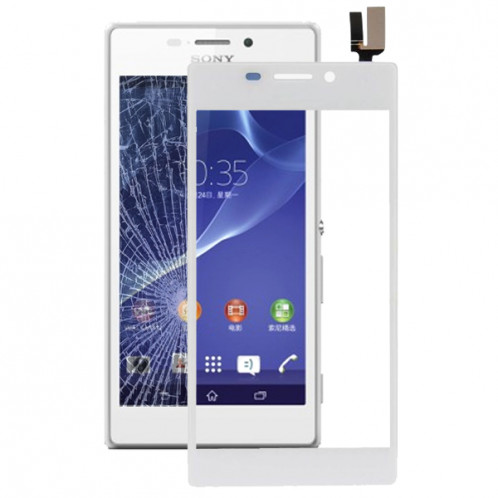 iPartsBuy Partie écran tactile pour Sony Xperia M2 / S50h (Blanc) SI097W1168-36