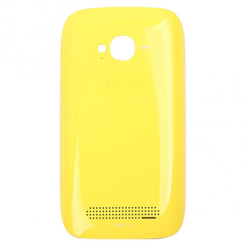 iPartsBuy Couvercle arrière de la batterie de logement d'origine + bouton latéral pour Nokia 710 (jaune) SI099Y547-36