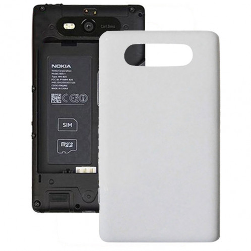 iPartsBuy Couvercle arrière de la batterie de logement d'origine + bouton latéral pour Nokia Lumia 820 (blanc) SI101W1949-35