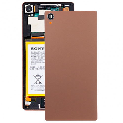 Couverture arrière en verre d'origine pour Sony Xperia Z3 / D6653 (Gold) SC147J440-35