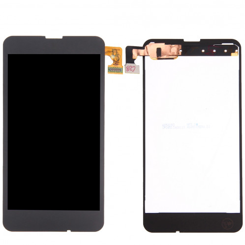 iPartsAcheter pour Nokia Lumia 630 écran LCD + écran tactile Digitizer Assemblée (Noir) SI566B1955-36